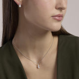Girocollo con pendente con zirconi taglio cuore ROUGE