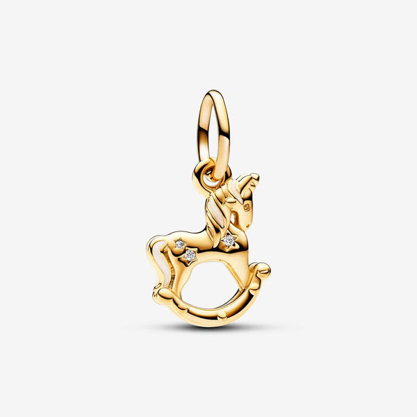 Charm Pendente Unicorno a Dondolo - Gioielleria Fondente