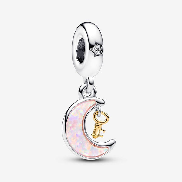 Charm Pendente Chiave della Luna - Gioielleria Fondente