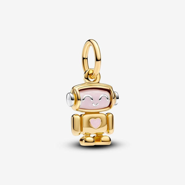 Charm Pendente Robot con testa girevole