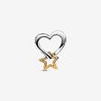 Charm Openwork Cuore e Stella "My Lucky Star"