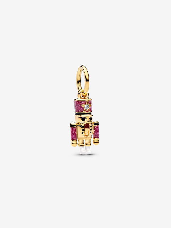 Charm Pendente Schiaccianoci Placcatura in Oro 14k