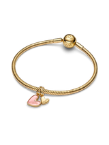 Charm Pendente Unione di Cuori Mamma e Figlia divisibile