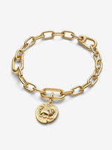Charm Medallion Leone "Vita Veritas Virtus"