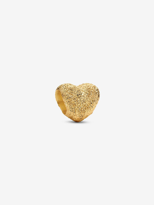 Mini Charm Cuore effetto diamantato