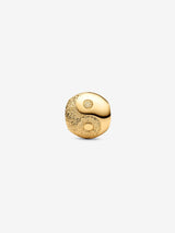 Mini Charm Yin & Yang effetto diamantato