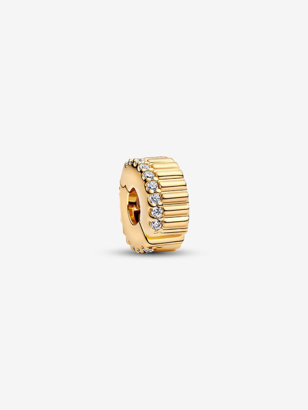 Clip Rigata con Pietre