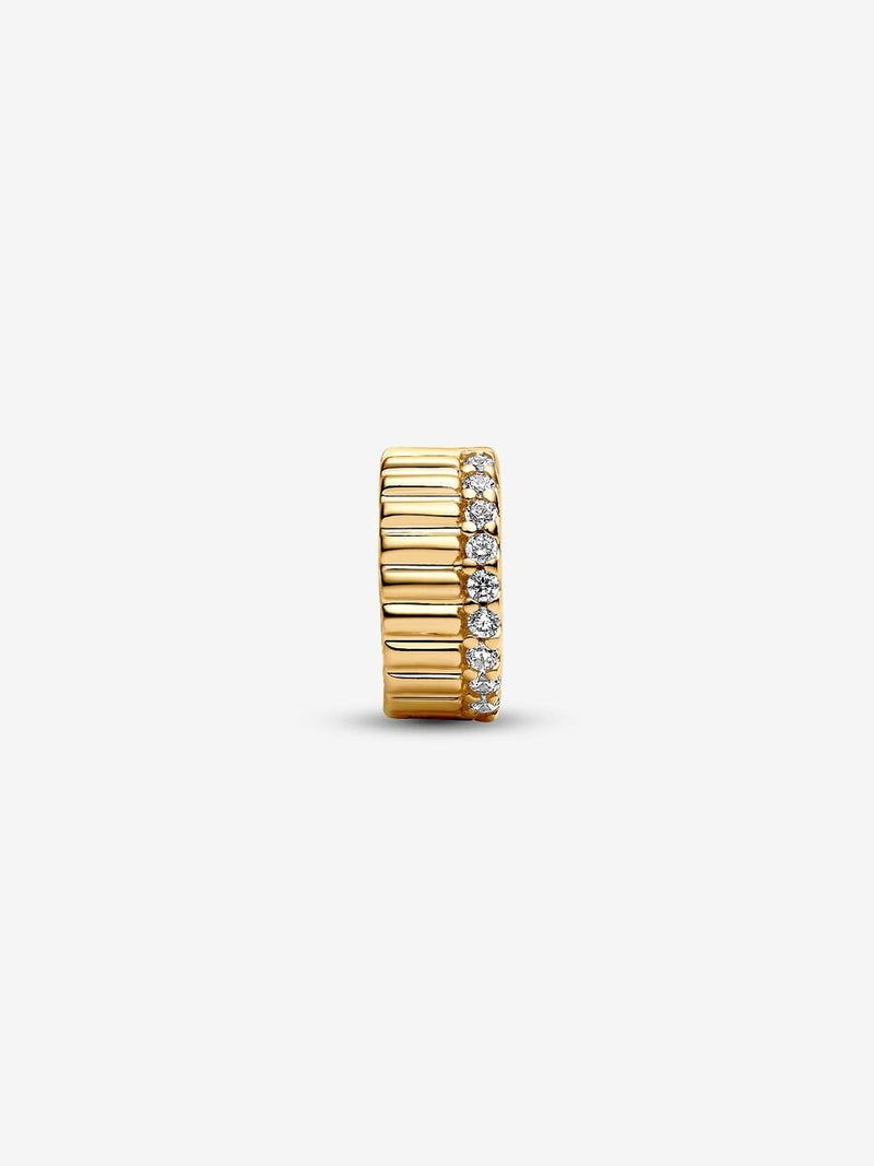 Clip Rigata con Pietre