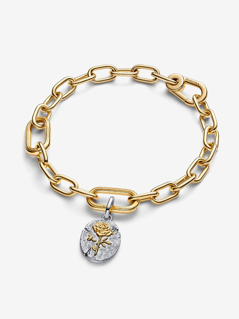Charm Medallion Rosa "Rosa Inter Spinas Crescit"