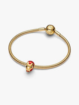 Marvel, Avengers, Elmo di Iron Man Placcatura in Oro 14k