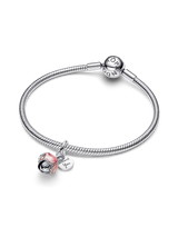 Charm Pendente Fiore "Thank you"