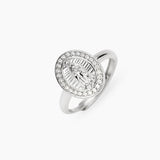 Anello regolabile in argento con Madonnina LADY MADONNA