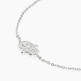 Bracciale in argento con mano di Fatima POSITIVE ENERGY