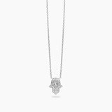 Girocollo in argento con mano di Fatima POSITIVE ENERGY