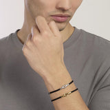 Bracciale in nylon con nodo centrale da uomo IL MARINAIO
