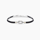 Bracciale in nylon con nodo centrale da uomo IL MARINAIO