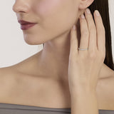 Anello mezza veretta con diamanti lab-grown 0,18 carati MY DIAMOND