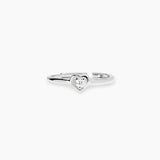 Anello con cuore in diamante lab-grown 0,05 carati MY DIAMOND