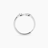 Anello con infinito in diamante lab-grown 0,06 carati MY DIAMOND