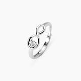 Anello con infinito in diamante lab-grown 0,06 carati MY DIAMOND