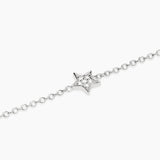 Bracciale con stella in diamanti lab-grown 0,009 carati MY DIAMOND