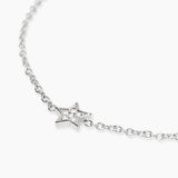 Bracciale con stella in diamanti lab-grown 0,009 carati MY DIAMOND