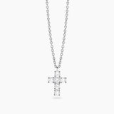 Girocollo con croce in diamanti lab-grown 0,06 carati MY DIAMOND