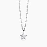 Girocollo con stella in diamanti lab-grown 0,009 carati MY DIAMOND