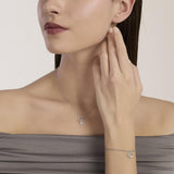 Girocollo con cuore e diamante lab-grown 0,075 carati MY DIAMOND