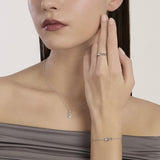 Girocollo con infinito e diamante lab-grown 0,06 carati MY DIAMOND