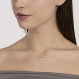 Girocollo con cuori e diamanti lab-grown 0,009 carati MY DIAMOND