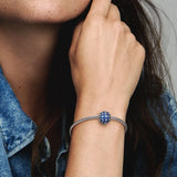 Charm Pavè Pietre Luminose Blu - Gioielleria Fondente