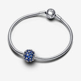 Charm Pavè Pietre Luminose Blu - Gioielleria Fondente