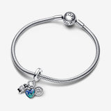 Charm Pendente Fotocamera, Cuore e Bussola - Gioielleria Fondente
