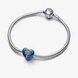 Charm Cuore Blu Girevole - Gioielleria Fondente