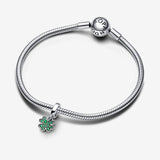 Charm Pendente Quadrifoglio Verde Piccolo - Gioielleria Fondente