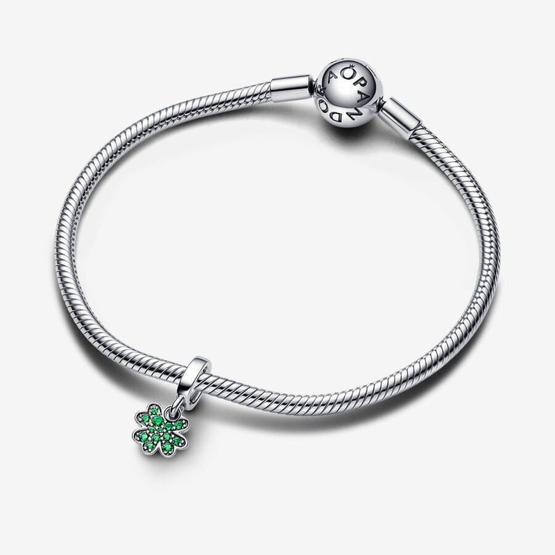 Charm Pendente Quadrifoglio Verde Piccolo - Gioielleria Fondente