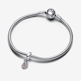 Charm Pendente Infinito Rosa - Gioielleria Fondente