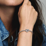 Charm Openwork Cuore con Stella - Gioielleria Fondente