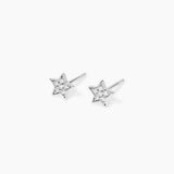 Orecchini stella con diamanti lab-grown 0,015 carati MY DIAMOND