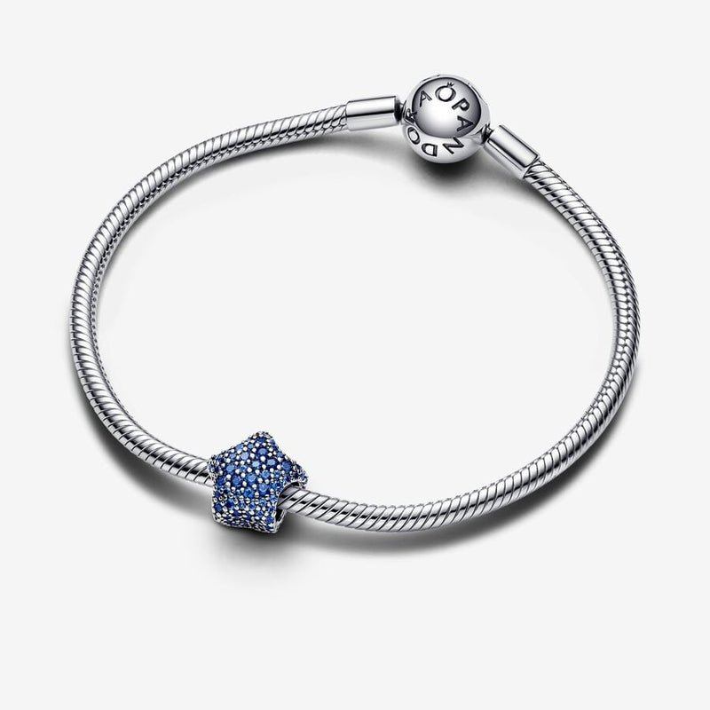 Charm Stella Pavè Blu - Gioielleria Fondente