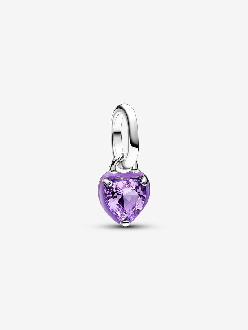Charm Mini Pendente Blue Chakra Heart Pandora ME