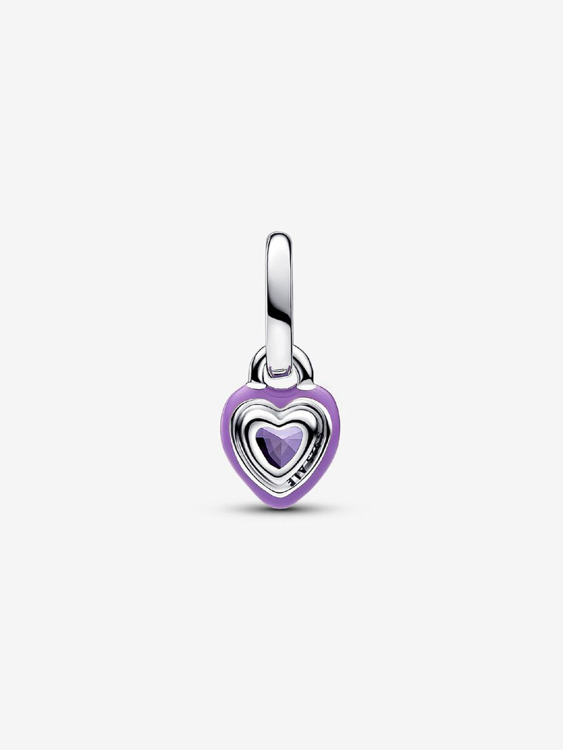 Charm Mini Pendente Blue Chakra Heart Pandora ME