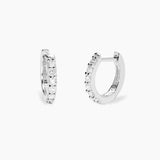 Orecchini a cerchio con diamanti lab-grown 0,025 carati MY DIAMOND