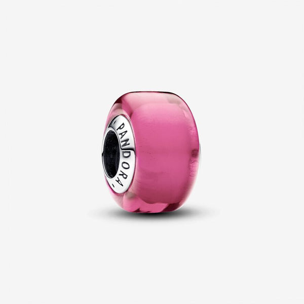 Charm Mini Vetro di Murano Rosa - Gioielleria Fondente