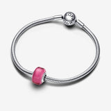 Charm Mini Vetro di Murano Rosa - Gioielleria Fondente