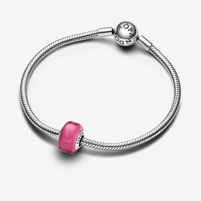 Charm Mini Vetro di Murano Rosa - Gioielleria Fondente