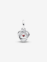 Pendente Cerchio Eterno Rosso Scuro Gennaio