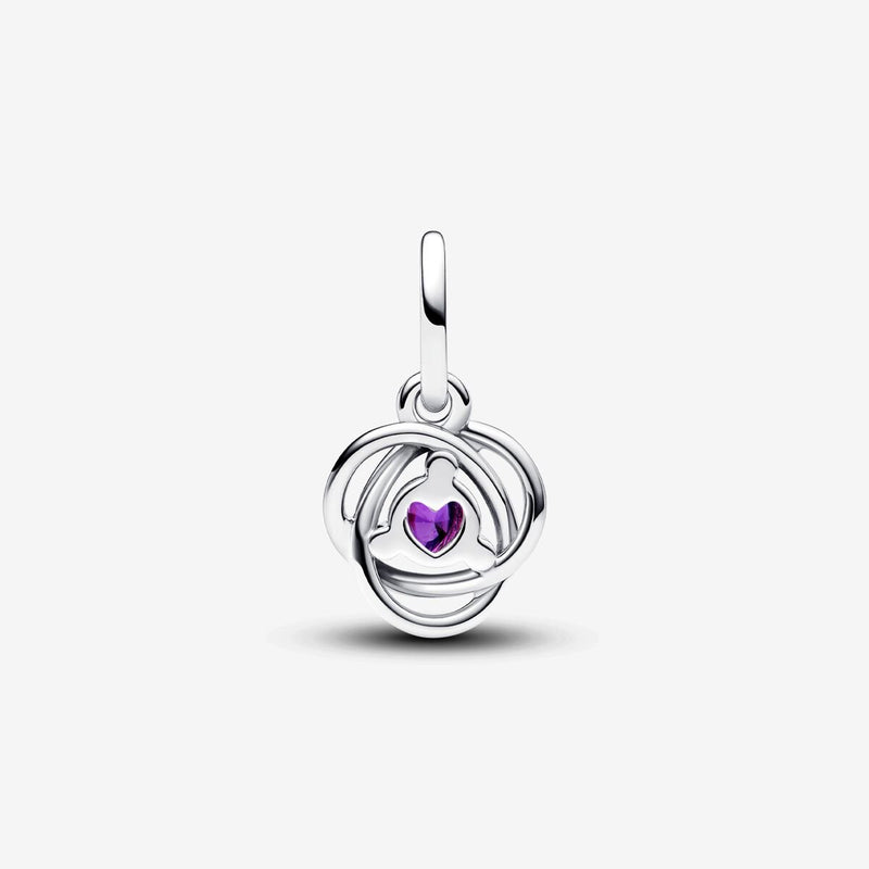Pendente Cerchio Eterno Viola Febbraio - Gioielleria Fondente