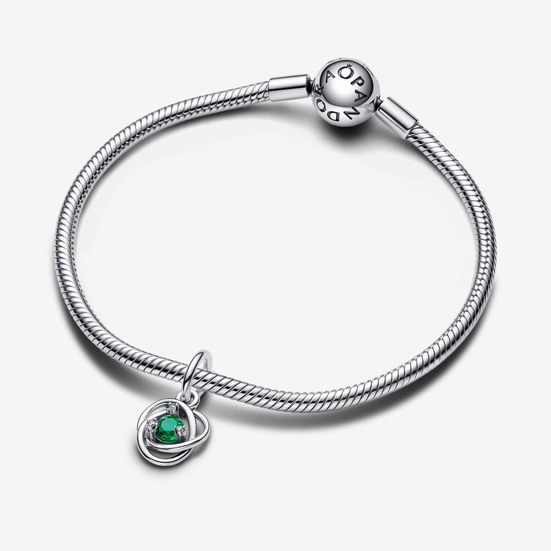 Pendente Cerchio Eterno Verde Scuro Maggio - Gioielleria Fondente